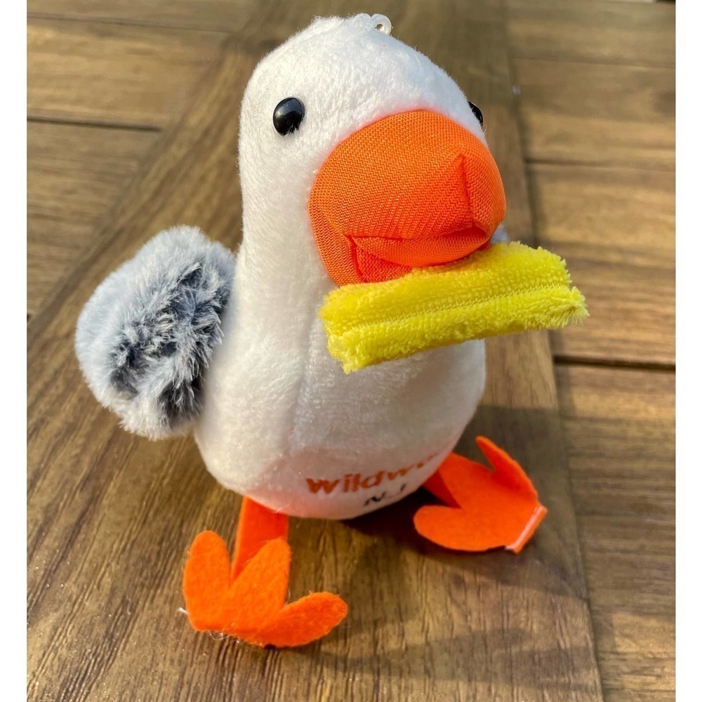 Sunny the Seagull Wildwood NJ Plush Toy Keychain with sound Small